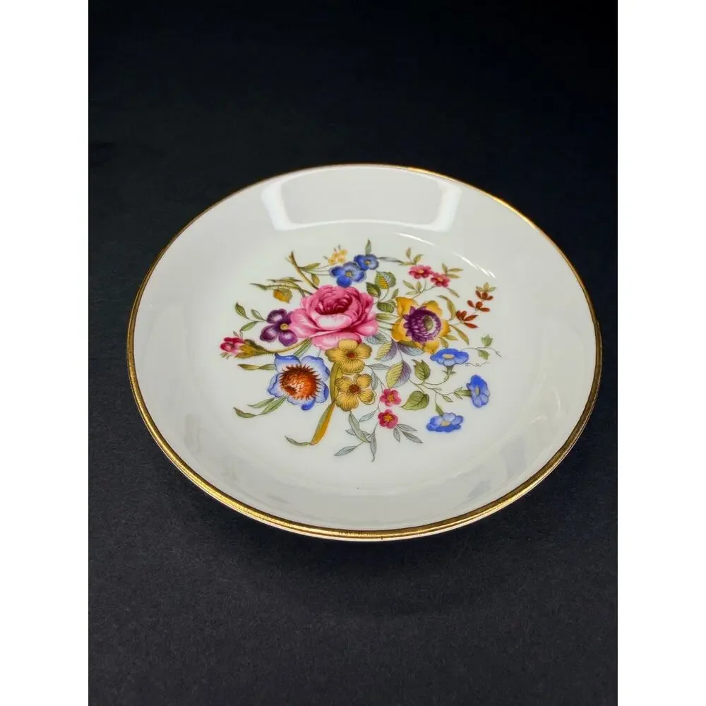 Vintage English Bone China Tea Cup & Saucer Mismatched Elizabethan Royal Worcest